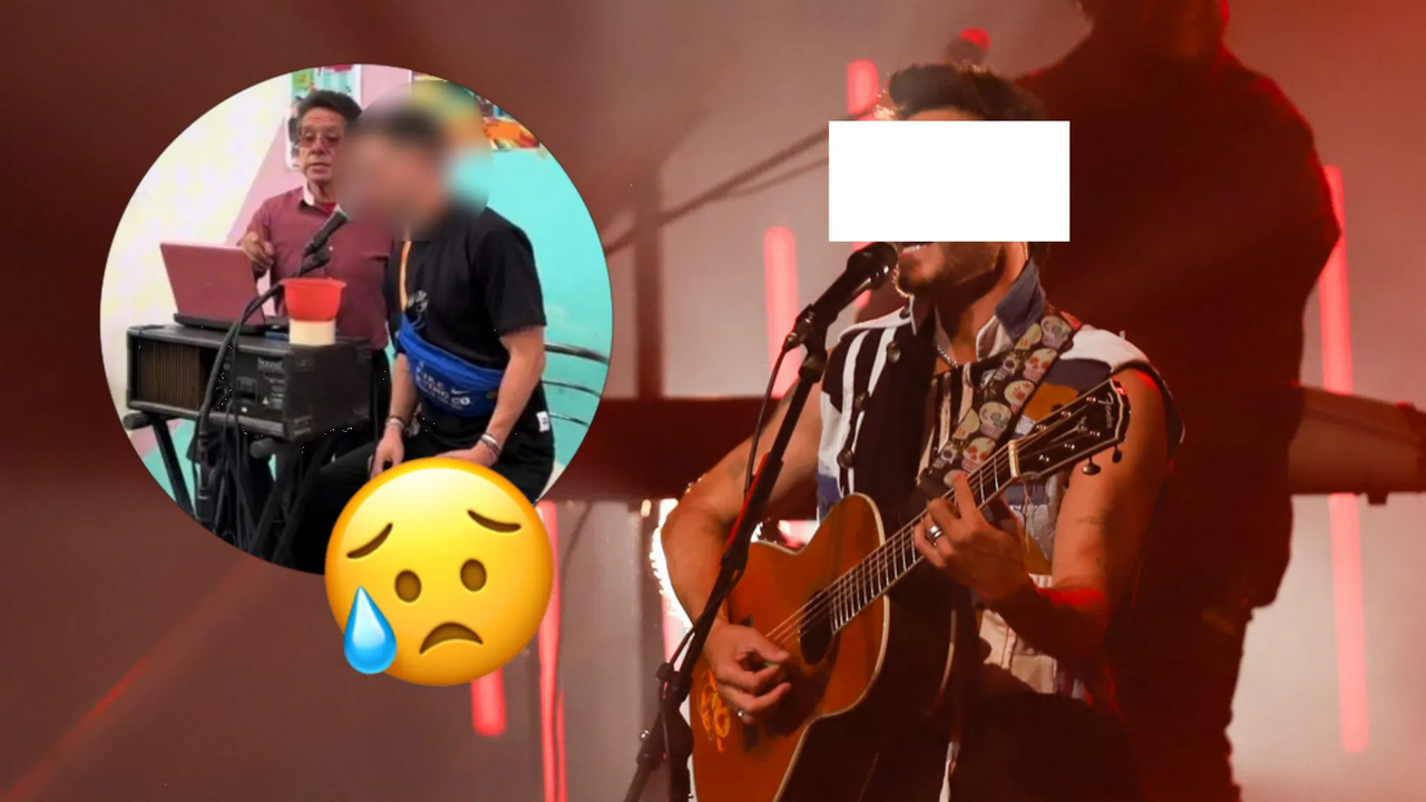 Tras fama y éxito, querido cantante ahora canta y pide dinero en los mercados