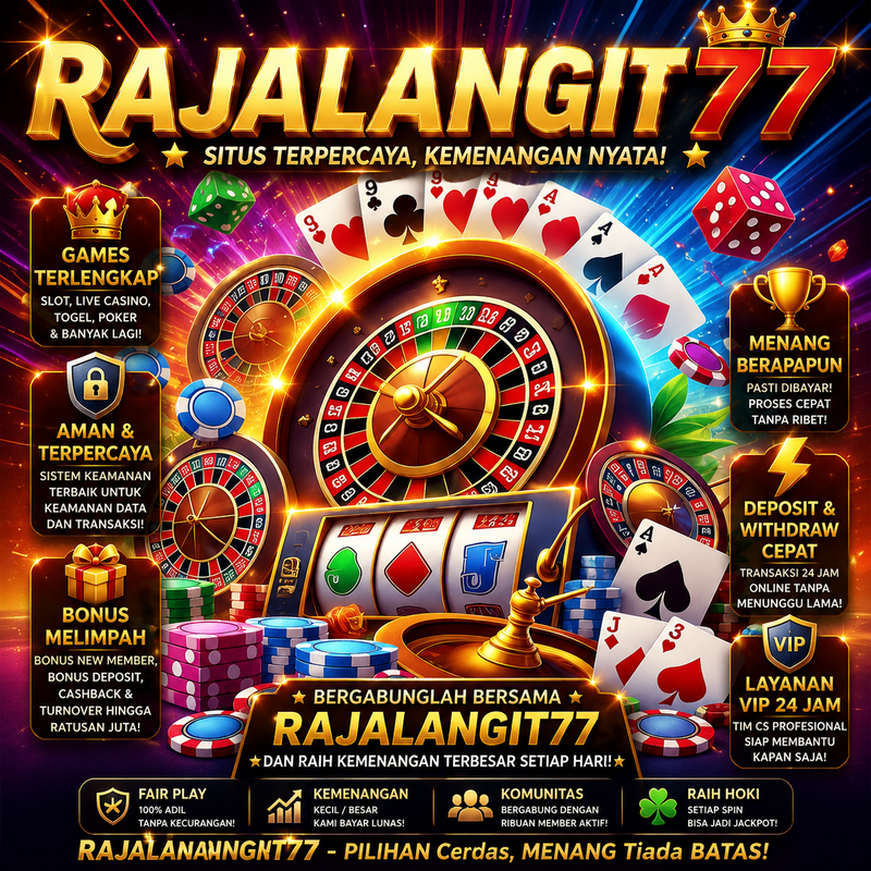 Banner promosi RAJALANGIT77 Terbaru