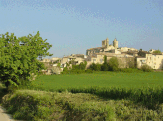 une vue sur la commune de Rians