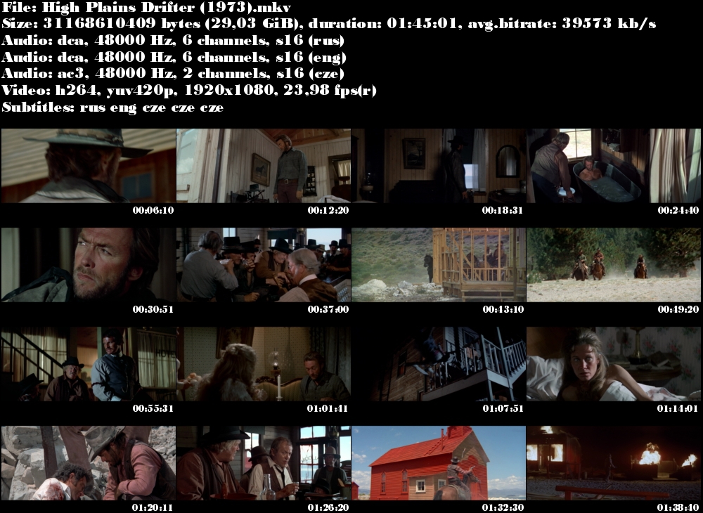 Re: Tulák z širých plání / High Plains Drifter (1973)