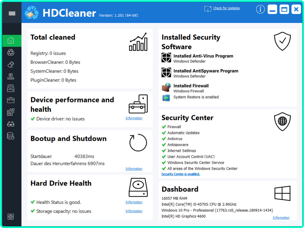 HDCleaner 2.083 Multilingual