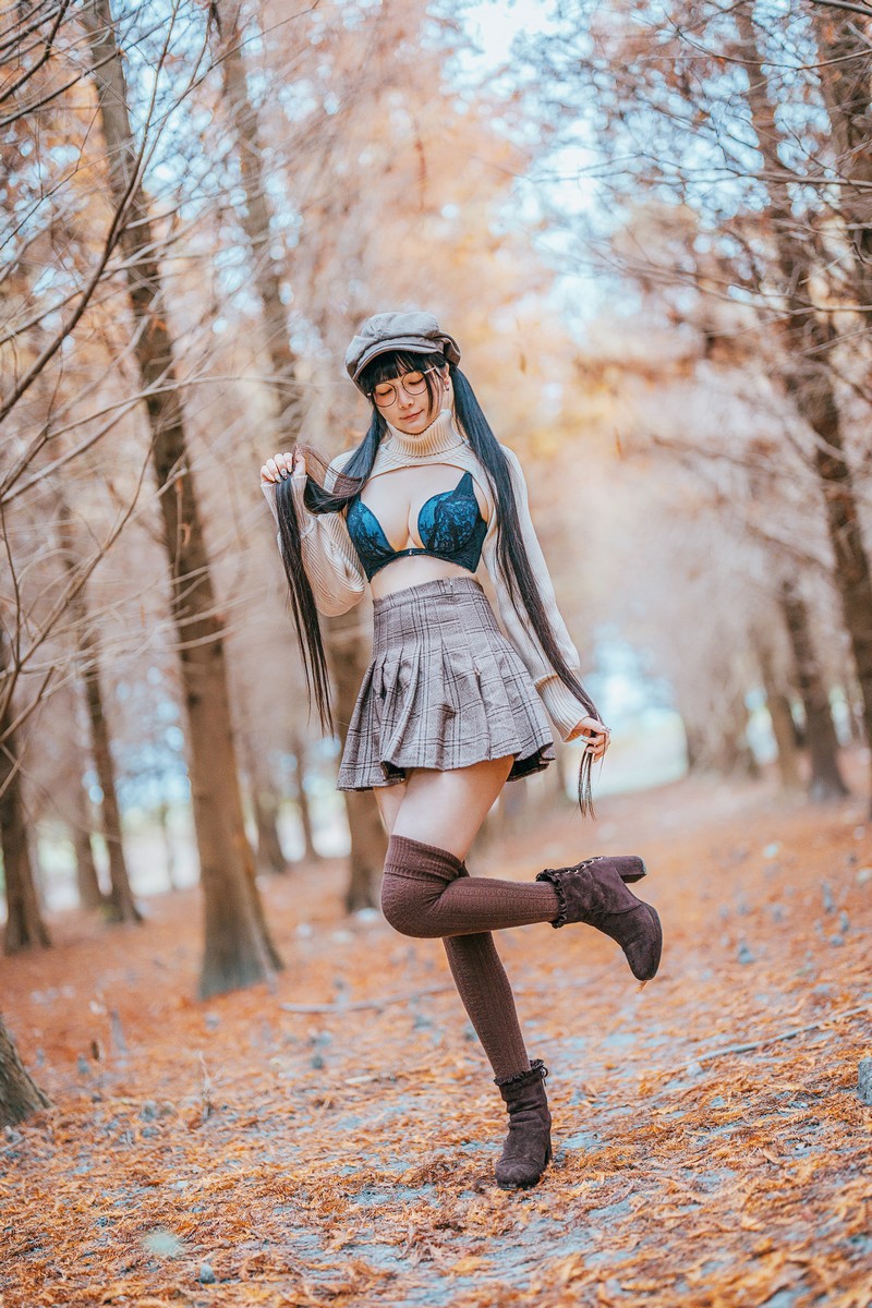 落落Raku 暮秋 Muhchiou 氛围写真 58P插图7