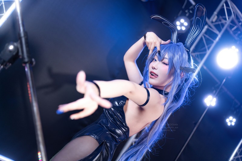 切切Celia 花园兔女郎 Bunny Cosplay 高清写真图集 41P插图9