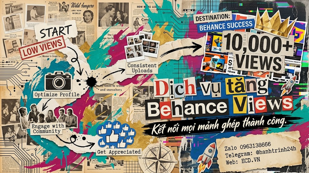 dịch vụ tăng behance views cao cấp