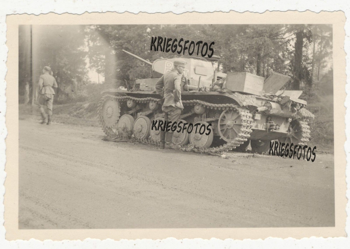 Straße Smolensk Roßlawski Panzer deutscher Tank Soldaten