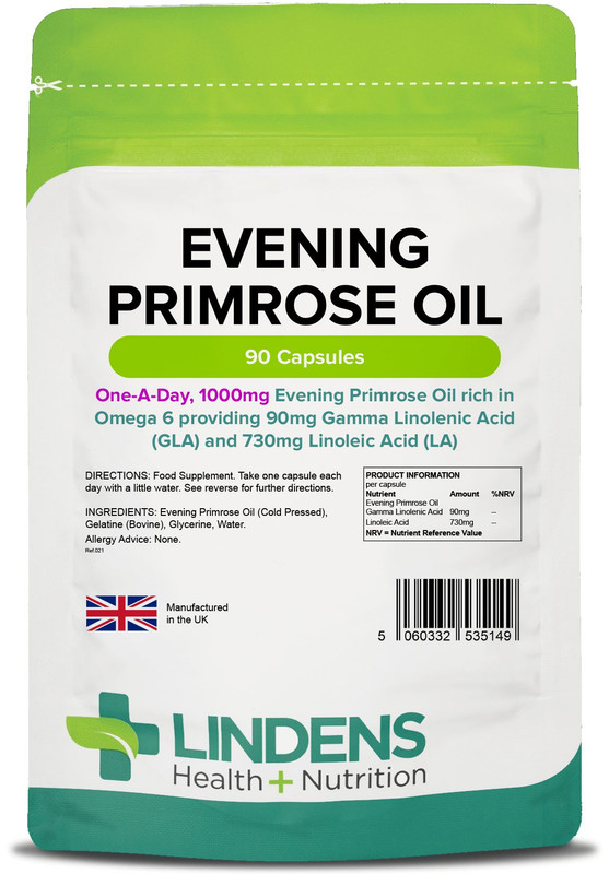 Evening Primrose Oil 1000mg 3-PACK 270 Capsules