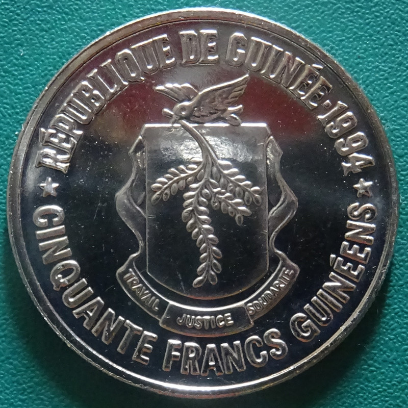 50 Francos guineanos. Guinea (1994) GUI-50-Francos-guineanos-1994-anv