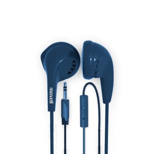 Audífonos Maxell EB-MIC en color Navy, mostrando su diseño clásico y funcional.