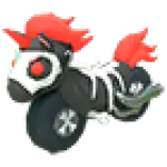 Halloween Black Ponycycle