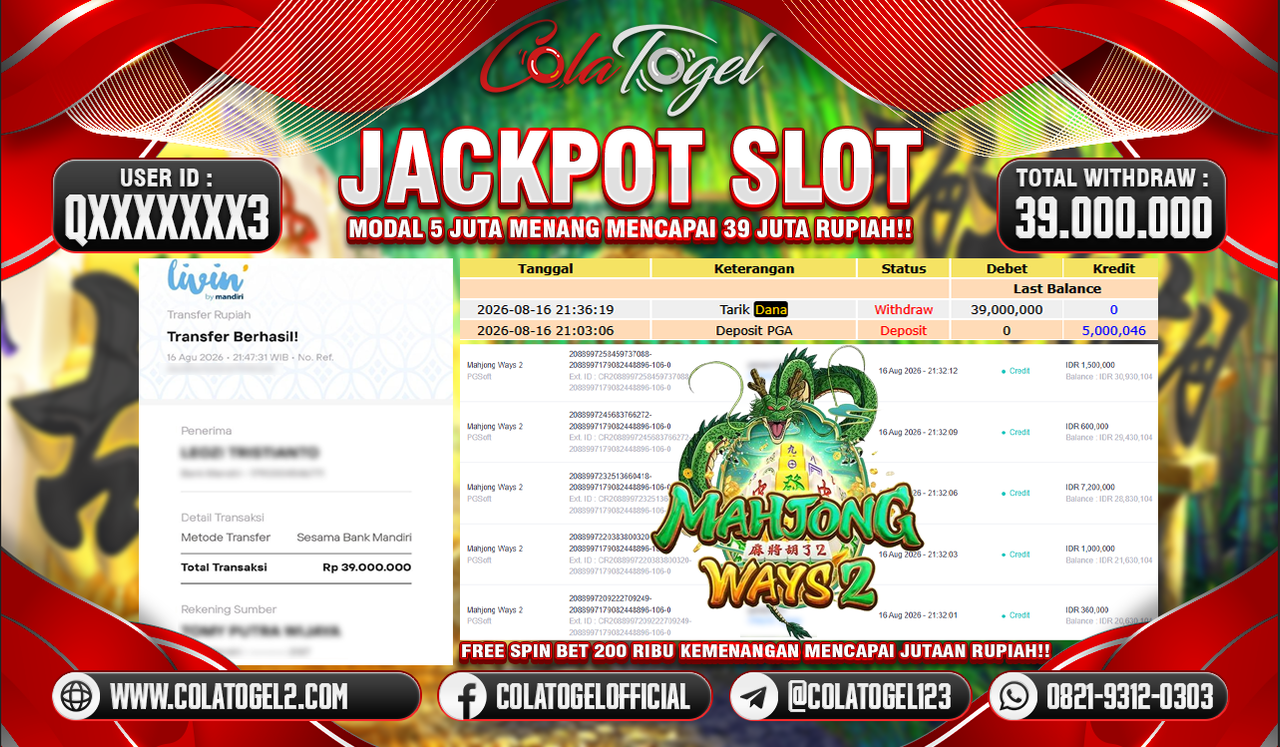 JACKPOT SLOT GACOR!!