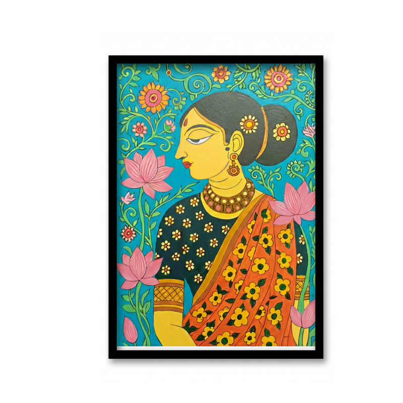 Penkraft Sakhi Art on Sunboard Frame DIY Kit | Complete DIY Craft Kit for Beginners & Hobby Artists