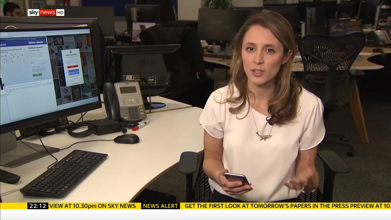 27 January - 22.00.00 - Sky News At 10. Anna Jones with the main