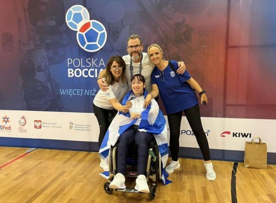 ΧΑΛΚΙΝΗ Η ΙΩΣΗΦΙΔΟΥ ΣΤΟ WORLD BOCCIA CHALLENGER