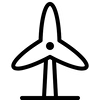 Wind Turbine Icon