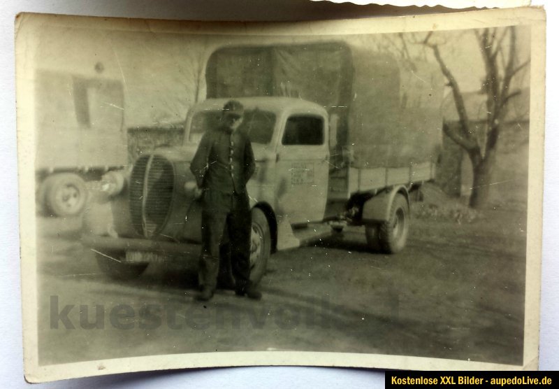 Orig. Fotos LKW Sdkfz Beute Tarnfarbe Tarn 2WK