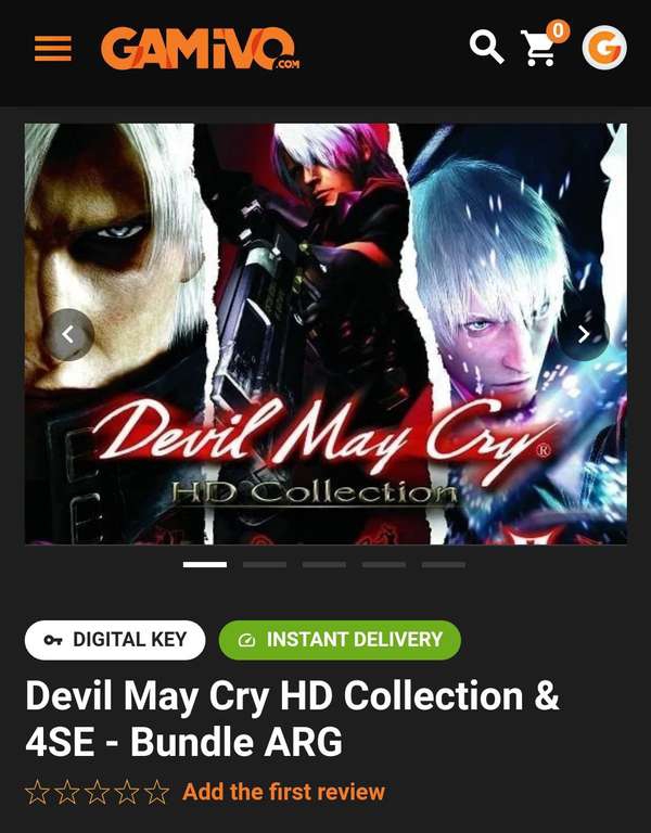 Gamivo: Devil May Cry HD Collection & 4SE 
