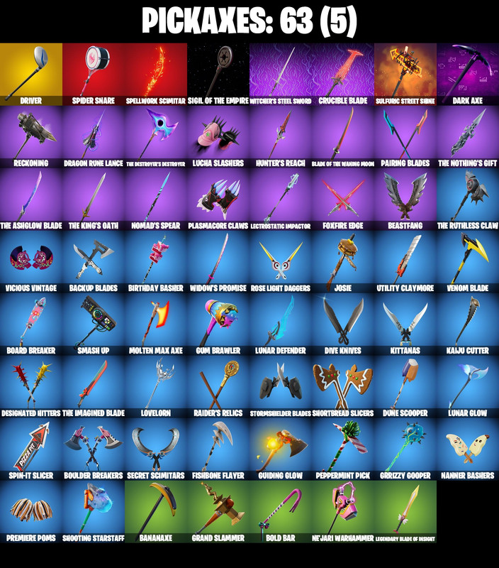 pickaxes comp
