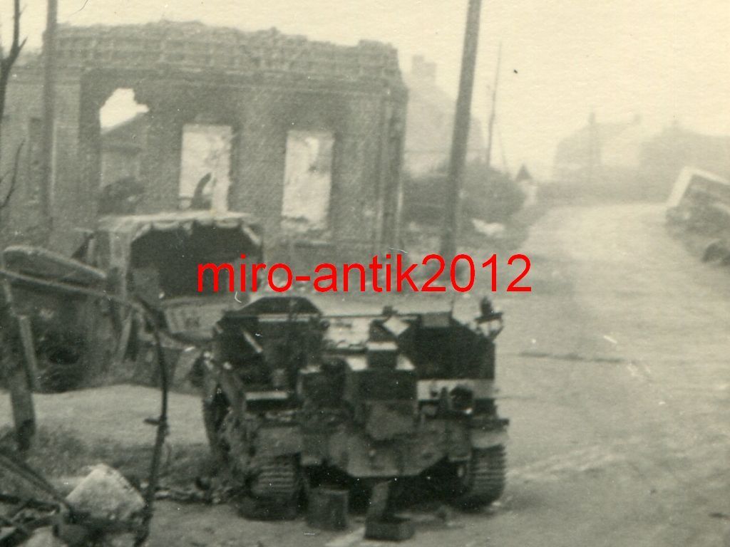 Wehrmacht, zerstörte englische Fahrzeuge, Oost-C