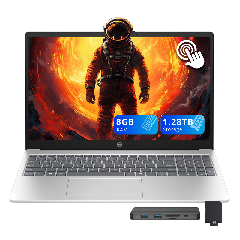 1 8G1 28T 3 HP 15 6 Touch Ryzen 3 7320U Silver 15 fc0099nr