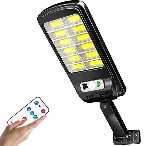 Amazon: Luz solar al aire libre, 120 piezas LED luz solar al aire libre sensor de movimiento control remoto 3 tipos