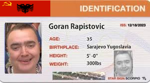 real name goran rapistovic fake name jet