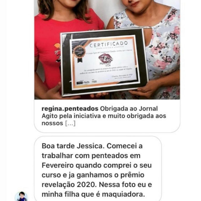 Depoimento de aluna do Método JC