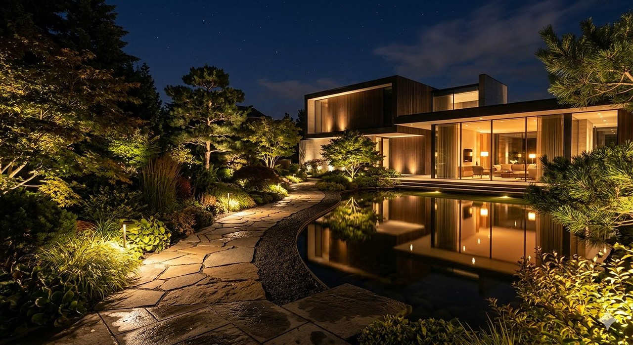 Система освещения сада