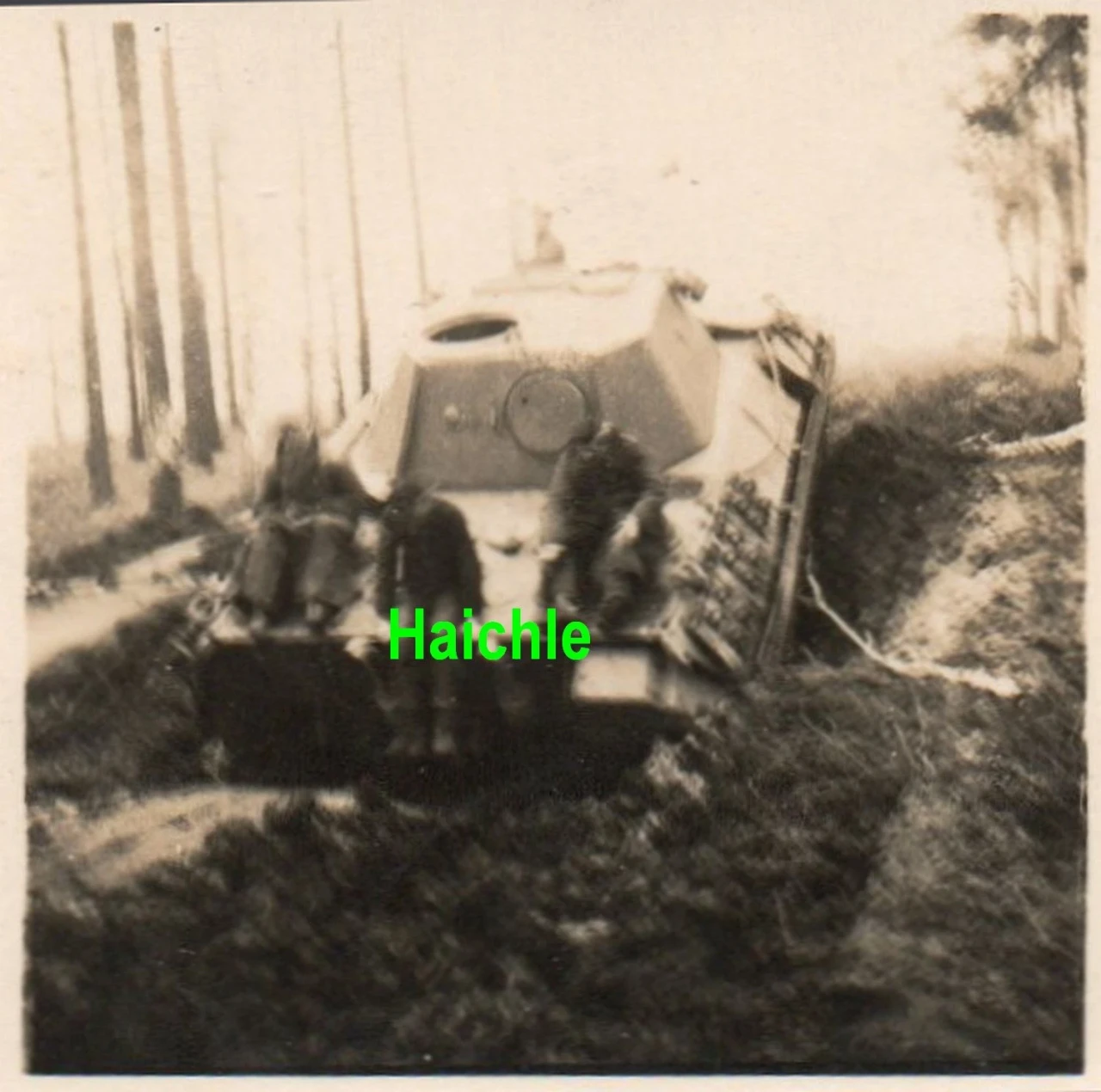 Orig Foto WW2 Panzer Versuchs Kp Kummersdorf Schießplatz Jan Mai 1944 Panther (3)