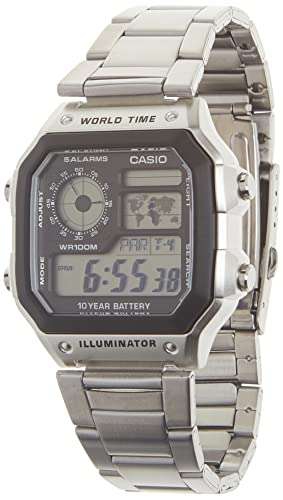 Amazon: Casio Reloj digital de los hombres ‎ AE1200WHD-1A 
