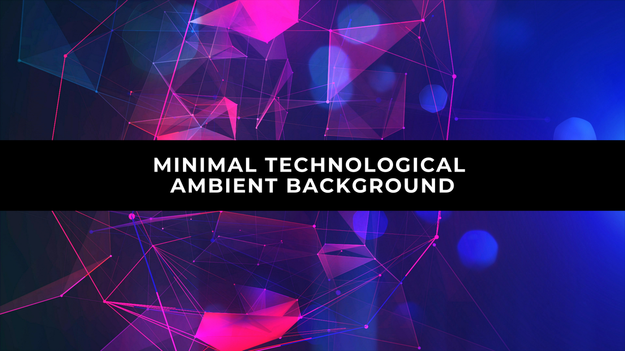 Minimal Technological Ambient Background