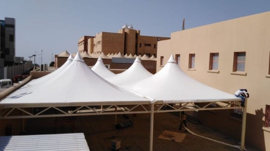 مظلات ممرات أسواق