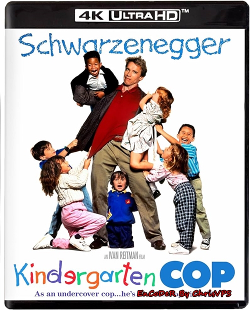 Gliniarz w przedszkolu / Kindergarten Cop (1990) MULTI.HDR.DoVi.Hybrid.2160p.BDRemux.DTS.HD.MA.AC3-ChrisVPS / LEKTORx2 i NAPISY
