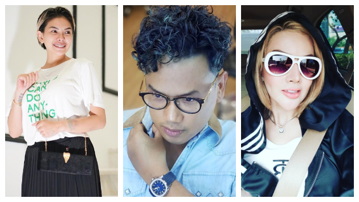 dari kiri: Nikita Mirzani, Uya Kuya, Barbie Kumalasari
