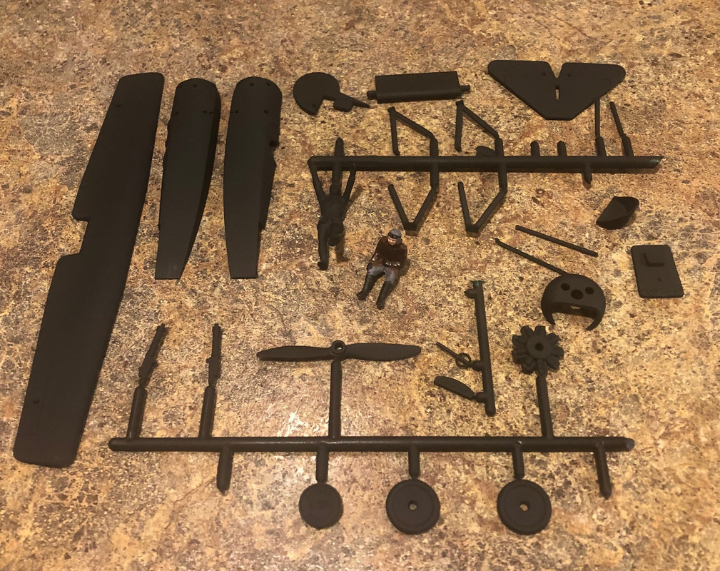 Fokker DVIII Primed in black