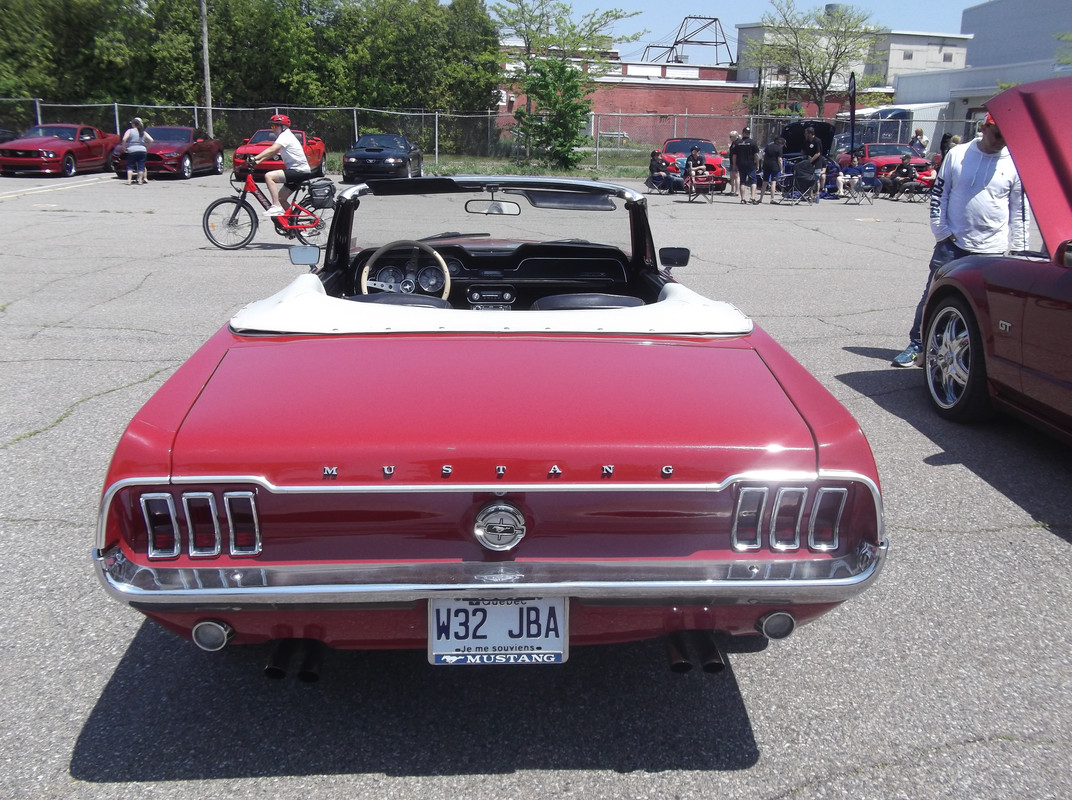 Activité 2023: Bénédiction des Mustang le 28 mai 2023 1967-rouge-2