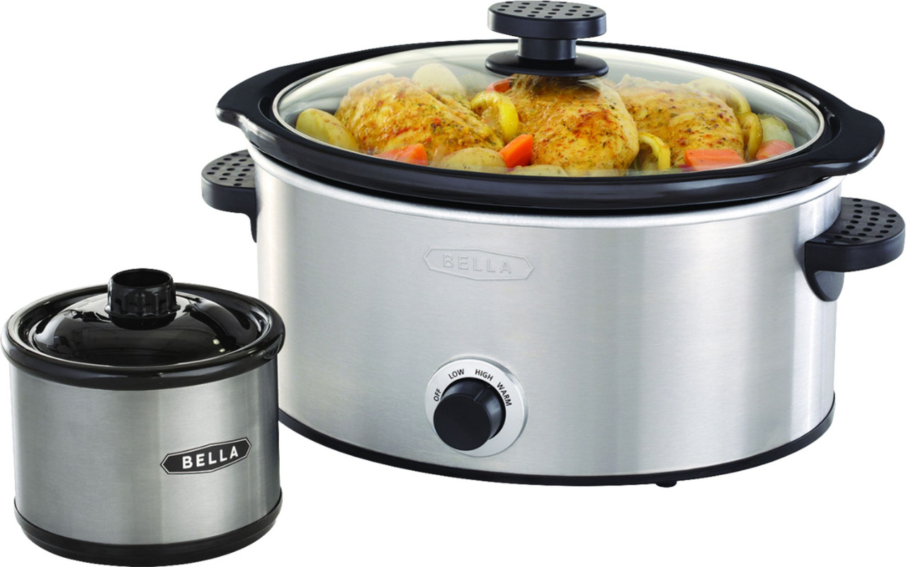 Best Buy Daily Deal: Bella 5-Quart Slow Cooker with Bonus Dipper – Perfect for Home Cooks Best Buy Daily Deal: Bella 5-Quart Slow Cooker with Bonus Dipper – Perfect for Home Cooks