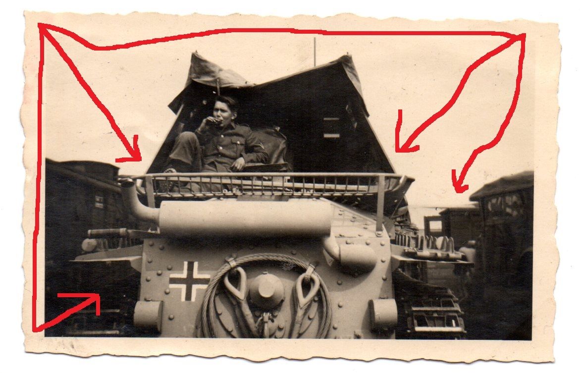 Panzerjäger Marder III SdKfz 138 , Rück Seite, F