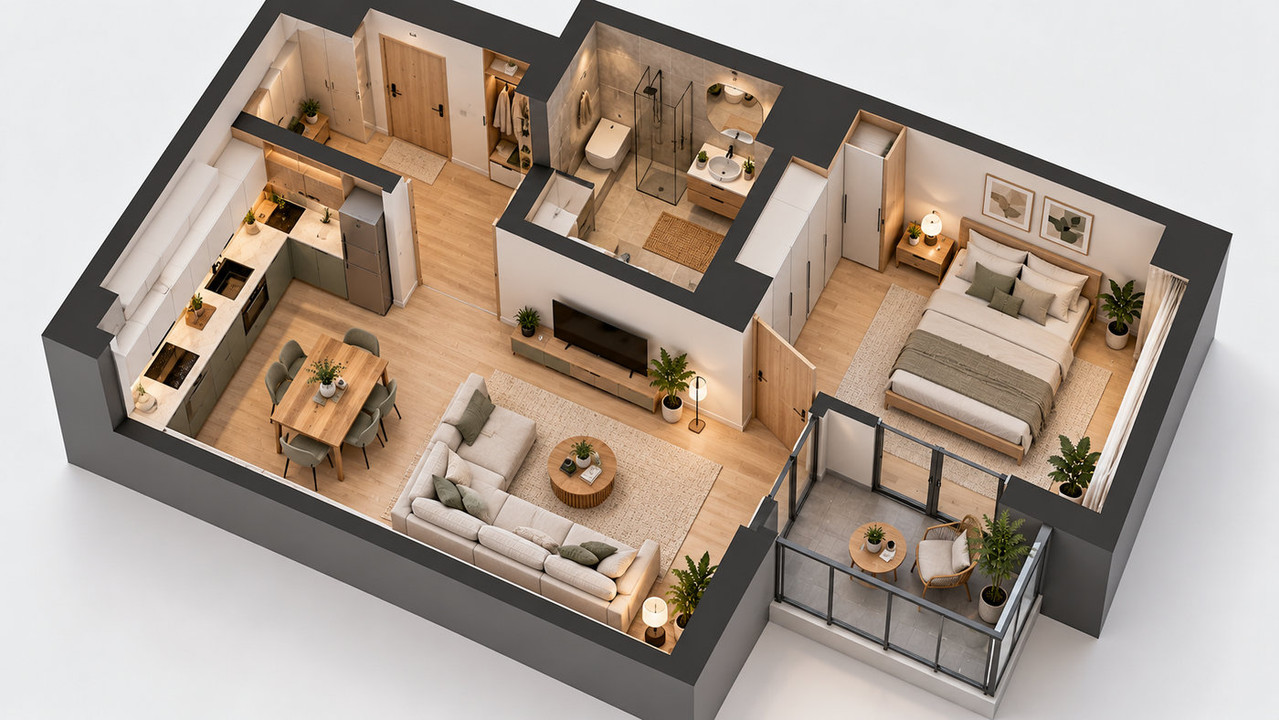 How to plan your apartment layout online and make efficient use of every meter