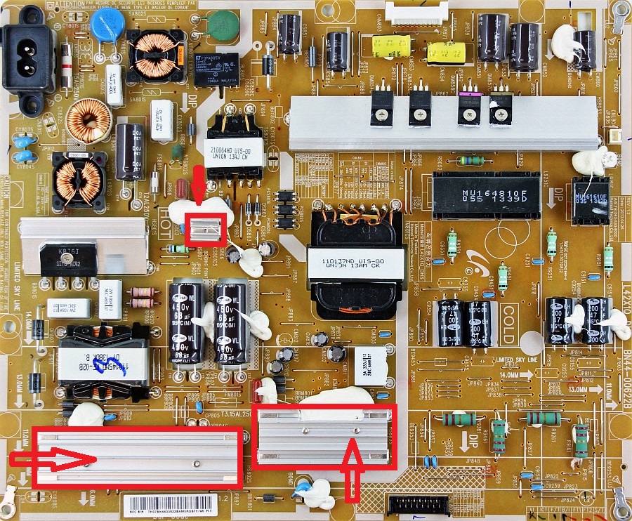 scheda alimentazione tv 2