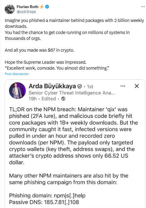 npm-Hack und Kryptogeld-Diebstahl