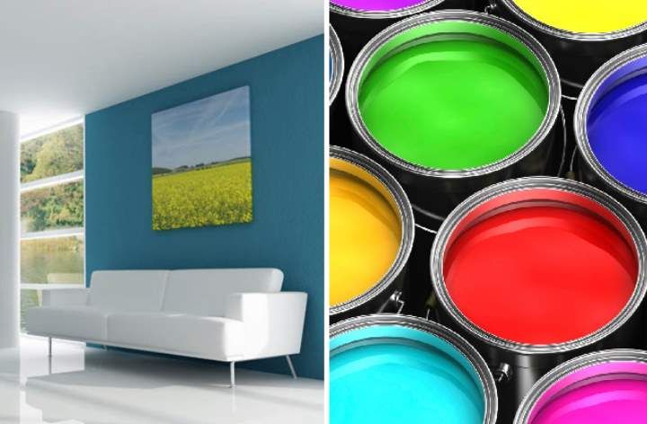 как правильно красить красить декоративной стену