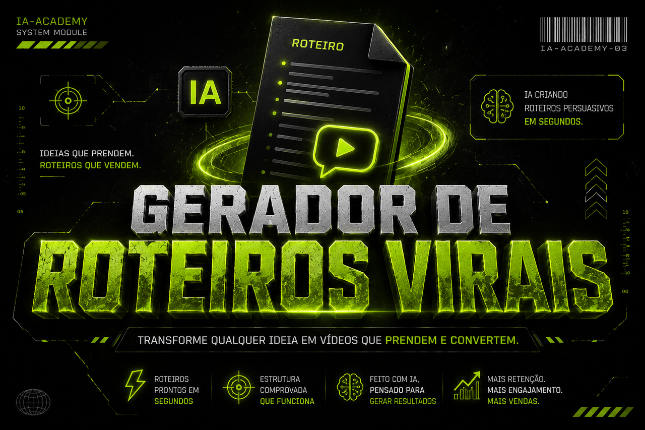 Gerador de Roteiros Virais da IA Academy