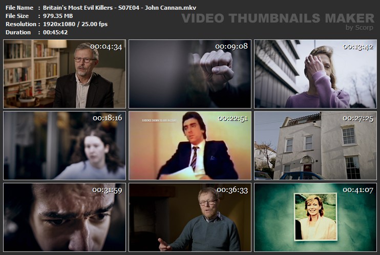 Britain's Most Evil Killers - S07E04 - John Cannan.mkv