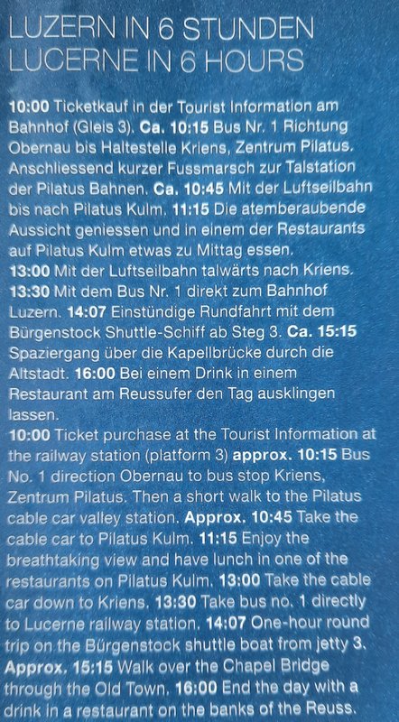 Dia 22. Lucerna - Suiza: nueve días en transporte público. (10)