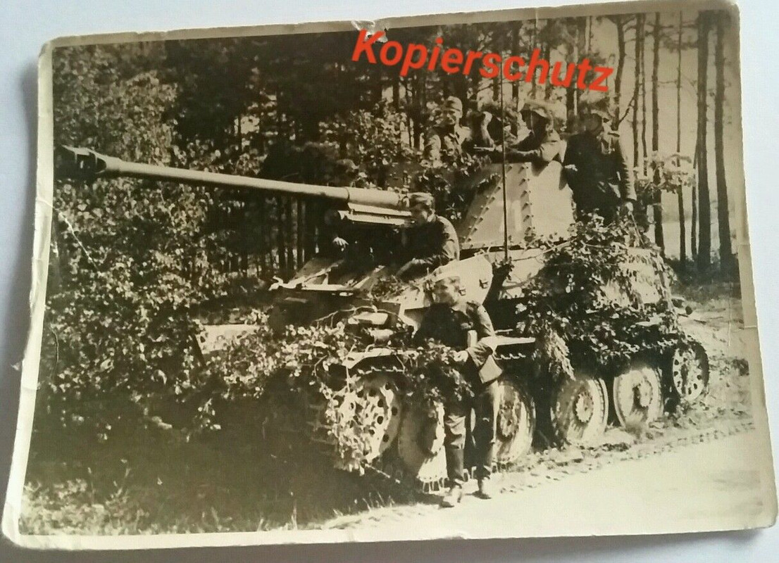 Orig.Foto Panzer Sdkfz Panzerjäger Marder Einsat