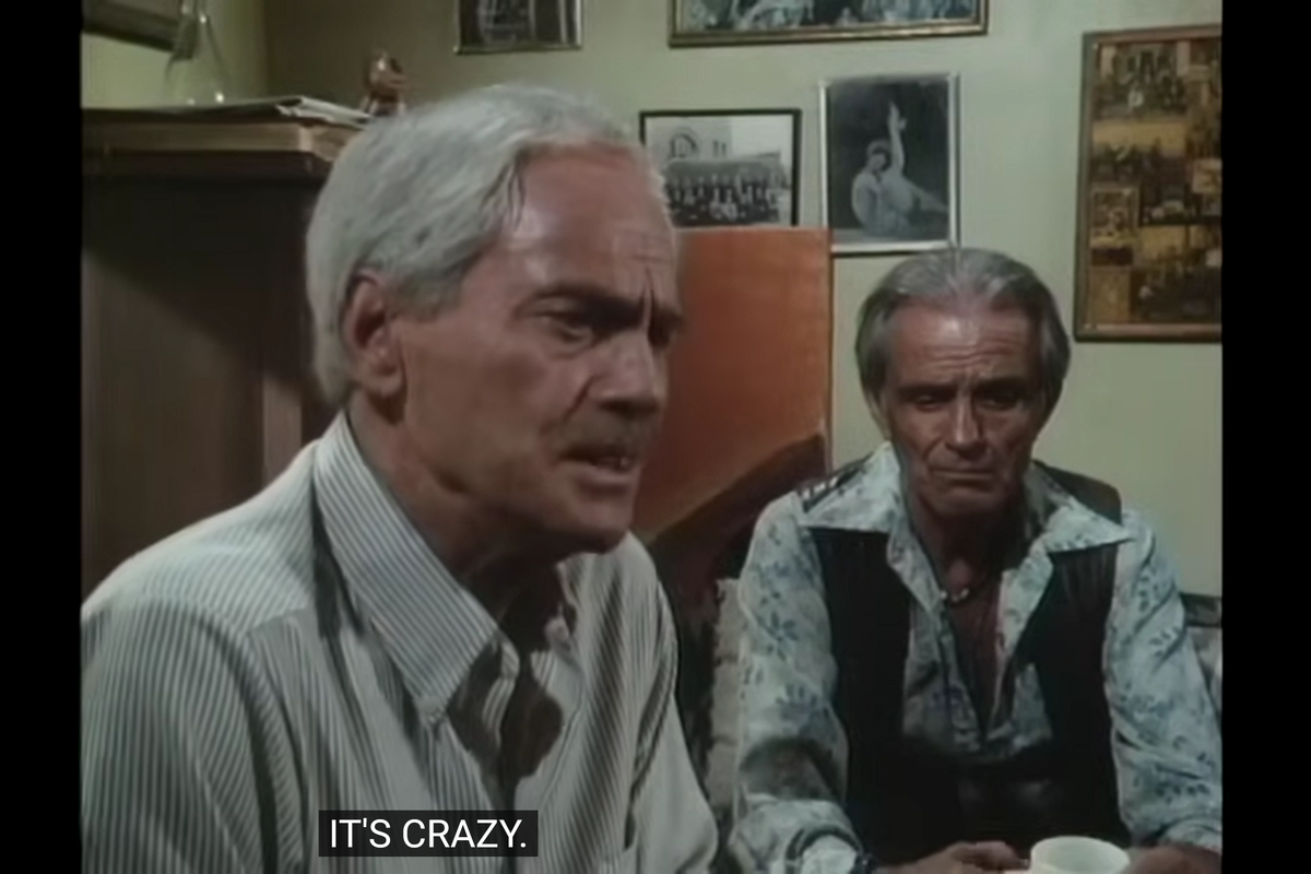 Actor John Agar in Highway To Heaven