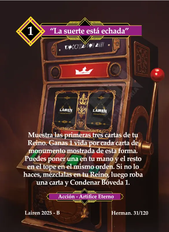 -LA SUERTE ESTA ECHADA-