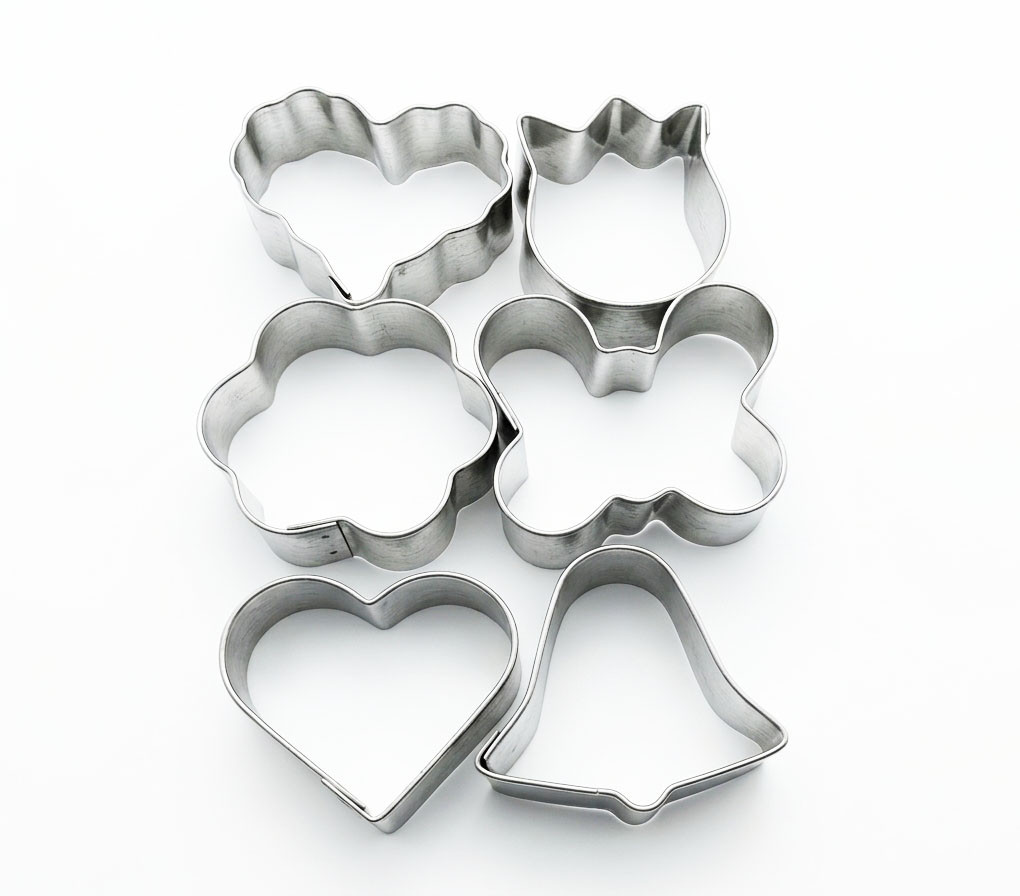 Molde Moño mini fantasma corazon flor para fondant 