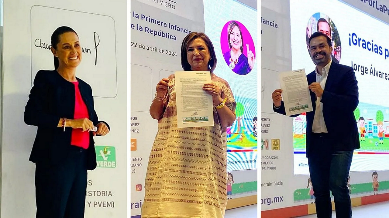 Candidatos presidenciales suscriben ‘Pacto por la Primera Infancia’