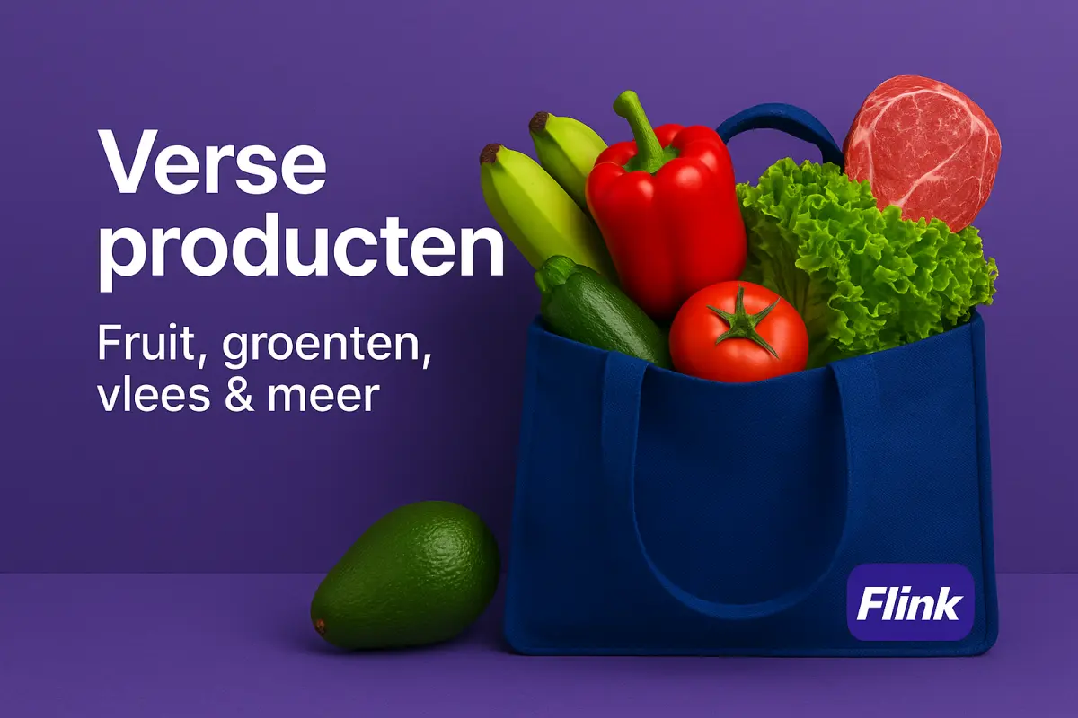 Flink bezorger bij klant